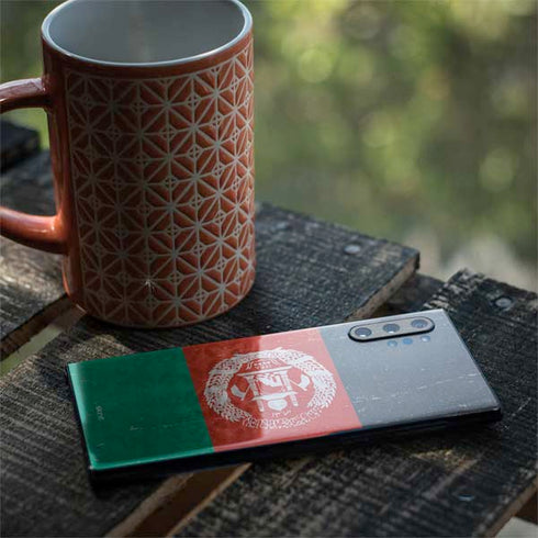 Afghanistan Flag Distressed Galaxy Note 10 Plus Skin